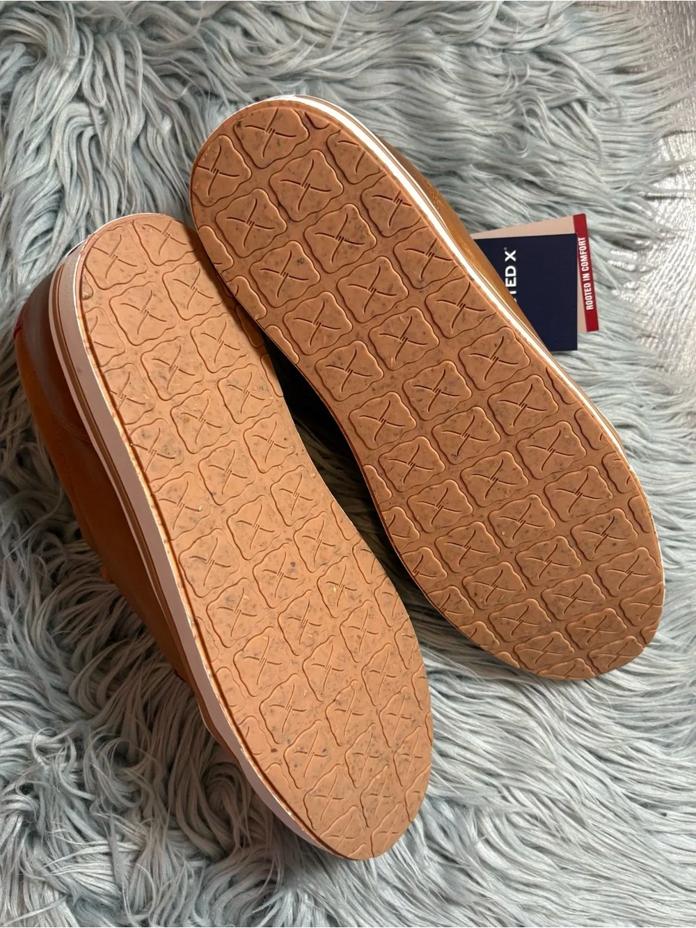 Twisted X kicks rice husk outsole casual lace up moc toe shoe in tan - 9.5 NWT